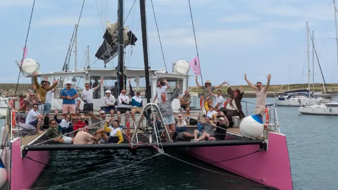 Equipe apik en sortie en mer